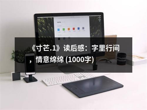 《寸芒.1》讀后感：字里行間，情意綿綿 (1000字)