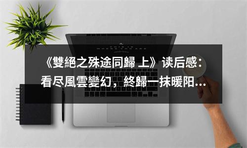 《雙絕之殊途同歸 上》讀后感：看盡風(fēng)雲(yún)變幻，終歸一抹暖陽 (1200字)