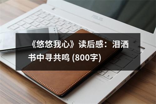 《悠悠我心》讀后感：淚灑書中尋共鳴 (800字)