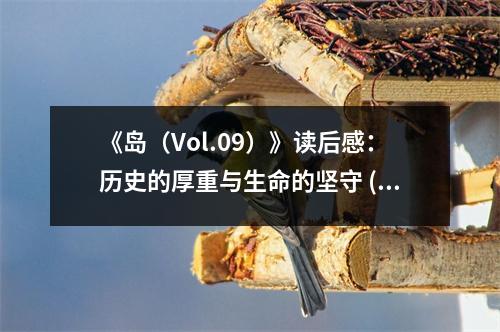 《島（Vol.09）》讀后感：歷史的厚重與生命的堅(jiān)守 (700字)