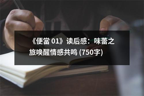 《便當(dāng) 01》讀后感：味蕾之旅喚醒情感共鳴 (750字)