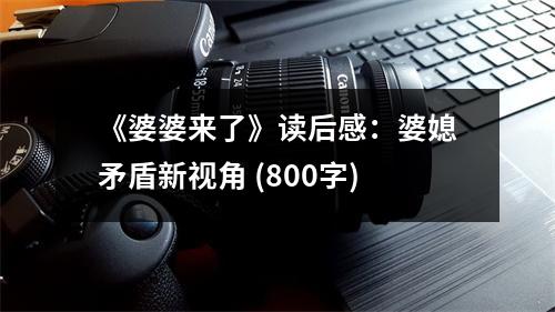 《婆婆來(lái)了》讀后感：婆媳矛盾新視角 (800字)