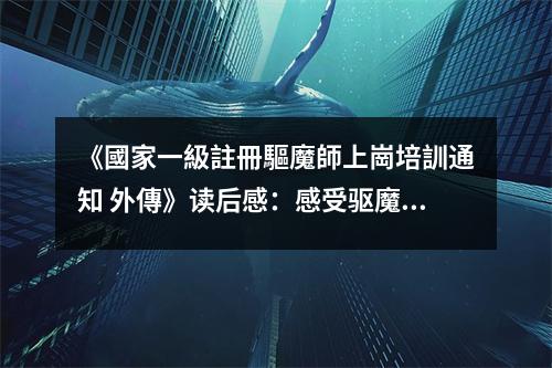《國(guó)家一級(jí)註冊(cè)驅(qū)魔師上崗培訓(xùn)通知 外傳》讀后感：感受驅(qū)魔師的神秘力量 (700字)