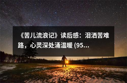 《苦兒流浪記》讀后感：淚灑苦難路，心靈深處涌溫暖 (950字)