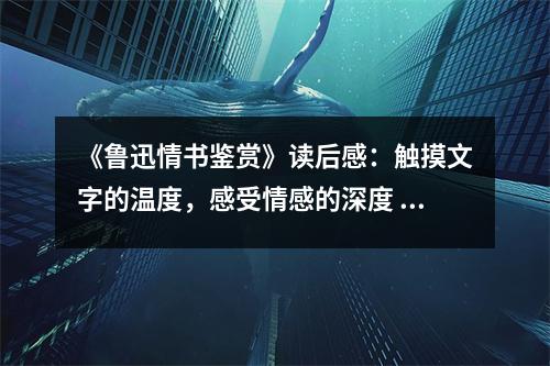 《魯迅情書鑒賞》讀后感：觸摸文字的溫度，感受情感的深度 (850字)