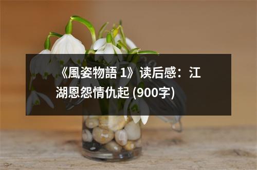 《風(fēng)姿物語 1》讀后感：江湖恩怨情仇起 (900字)