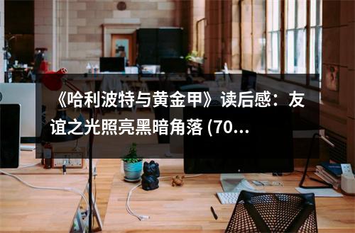 《哈利波特與黃金甲》讀后感：友誼之光照亮黑暗角落 (700字)