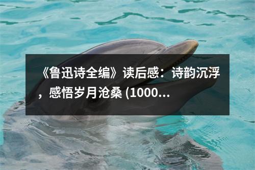 《魯迅詩全編》讀后感：詩韻沉浮，感悟歲月滄桑 (1000字)