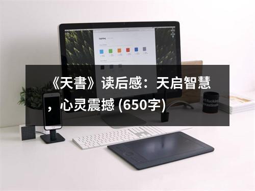《天書(shū)》讀后感：天啟智慧，心靈震撼 (650字)