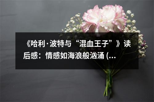 《哈利·波特與“混血王子”》讀后感：情感如海浪般洶涌 (750字)