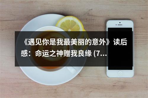 《遇見你是我最美麗的意外》讀后感：命運之神贈我良緣 (700字)