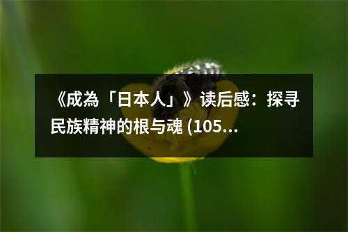 《成為「日本人」》讀后感：探尋民族精神的根與魂 (1050字)