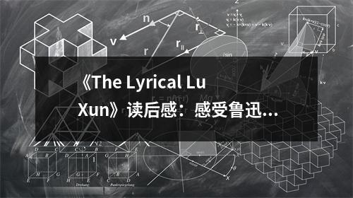 《The Lyrical Lu Xun》讀后感：感受魯迅的悲憫情懷 (750字)