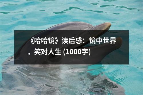 《哈哈鏡》讀后感：鏡中世界，笑對人生 (1000字)
