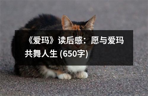 《愛瑪》讀后感：愿與愛瑪共舞人生 (650字)