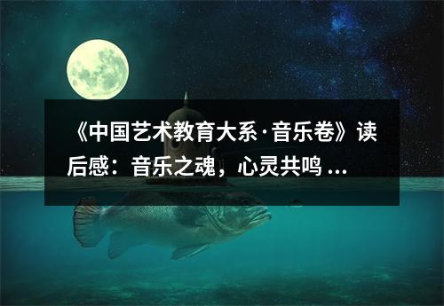 《中國藝術(shù)教育大系·音樂卷》讀后感：音樂之魂，心靈共鳴 (750字)