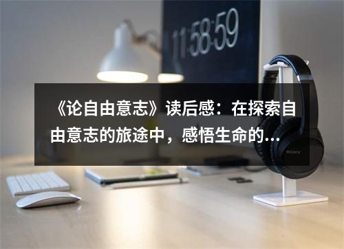 《論自由意志》讀后感：在探索自由意志的旅途中，感悟生命的抉擇與擔(dān)當(dāng) (950字)