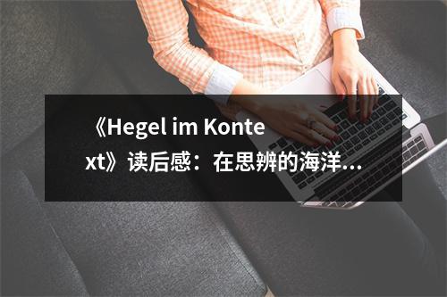 《Hegel im Kontext》讀后感：在思辨的海洋中遨游 (1100字)