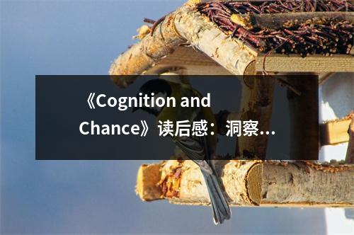 《Cognition and Chance》讀后感：洞察認(rèn)知與命運的交織 (800字)