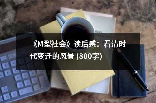 《M型社會(huì)》讀后感：看清時(shí)代變遷的風(fēng)景 (800字)