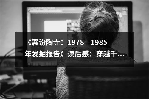 《襄汾陶寺：1978—1985年發(fā)掘報告》讀后感：穿越千年文明脈動 (900字)