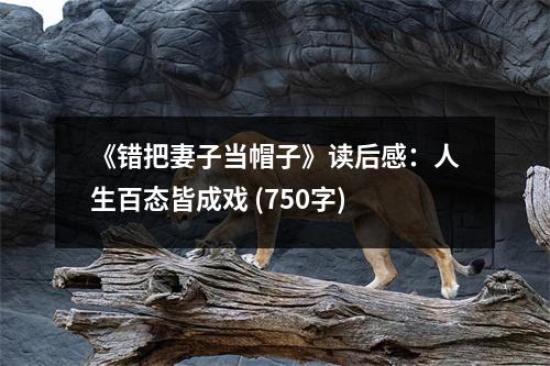 《錯把妻子當(dāng)帽子》讀后感：人生百態(tài)皆成戲 (750字)