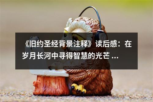 《舊約圣經(jīng)背景注釋》讀后感：在歲月長河中尋得智慧的光芒 (850字)