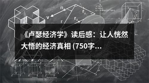 《盧瑟經濟學》讀后感：讓人恍然大悟的經濟真相 (750字)