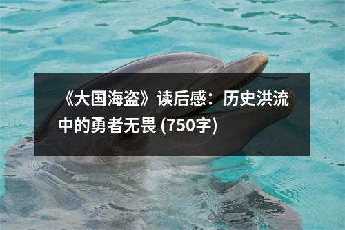 《大國海盜》讀后感：歷史洪流中的勇者無畏 (750字)
