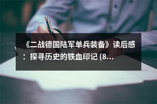 《二戰(zhàn)德國陸軍單兵裝備》讀后感：探尋歷史的鐵血印記 (850字)