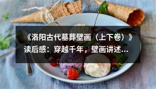 《洛陽古代墓葬壁畫（上下卷）》讀后感：穿越千年，壁畫講述永恒故事 (850字)