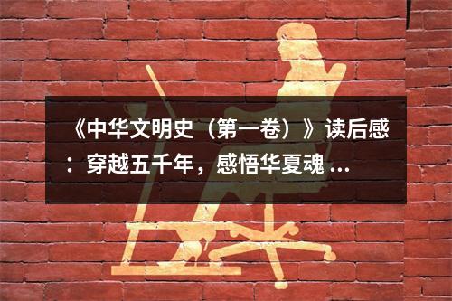 《中華文明史（第一卷）》讀后感：穿越五千年，感悟華夏魂 (800字)