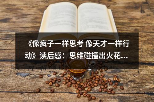 《像瘋子一樣思考 像天才一樣行動》讀后感：思維碰撞出火花 (1150字)