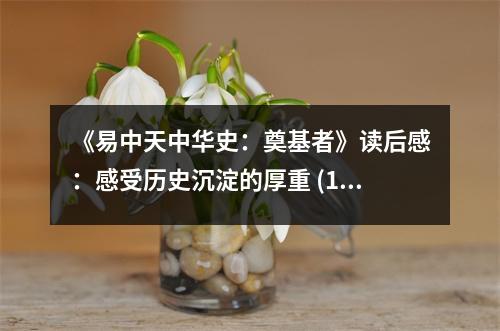 《易中天中華史：奠基者》讀后感：感受歷史沉淀的厚重 (1200字)