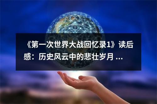 《第一次世界大戰(zhàn)回憶錄1》讀后感：歷史風(fēng)云中的悲壯歲月 (800字)