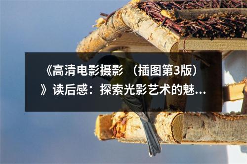 《高清電影攝影 （插圖第3版）》讀后感：探索光影藝術的魅力 (850字)