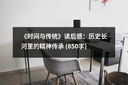 《時(shí)間與傳統(tǒng)》讀后感：歷史長(zhǎng)河里的精神傳承 (850字)