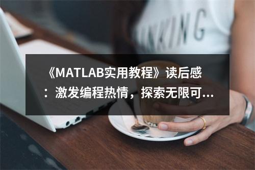 《MATLAB實用教程》讀后感：激發(fā)編程熱情，探索無限可能 (700字)