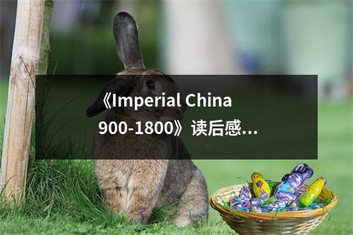 《Imperial China 900-1800》讀后感：歲月滄桑映輝煌 (800字)