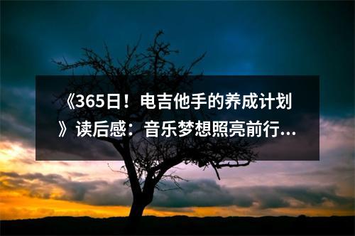 《365日！電吉他手的養(yǎng)成計(jì)劃》讀后感：音樂夢想照亮前行之路 (750字)