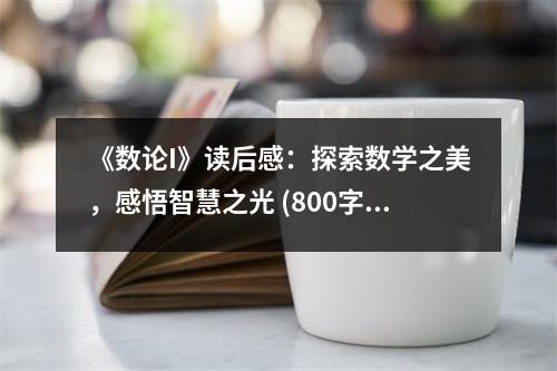 《數(shù)論I》讀后感：探索數(shù)學之美，感悟智慧之光 (800字)