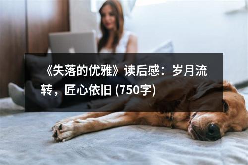 《失落的優(yōu)雅》讀后感：歲月流轉(zhuǎn)，匠心依舊 (750字)