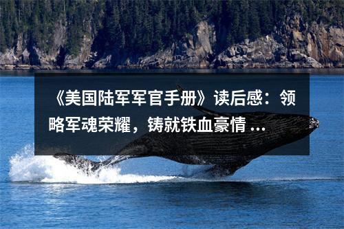 《美國陸軍軍官手冊》讀后感：領(lǐng)略軍魂榮耀，鑄就鐵血豪情 (850字)