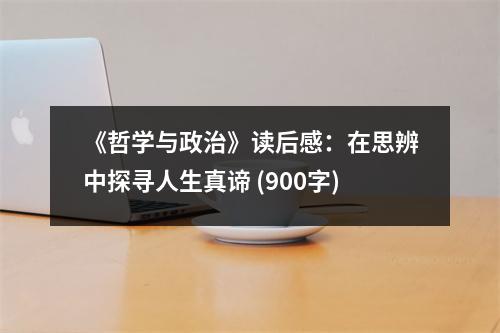 《哲學(xué)與政治》讀后感：在思辨中探尋人生真諦 (900字)