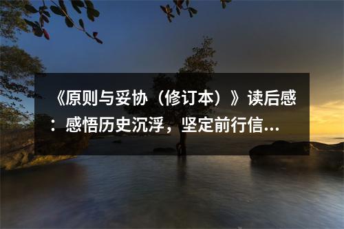 《原則與妥協(xié)（修訂本）》讀后感：感悟歷史沉浮，堅定前行信念 (800字)