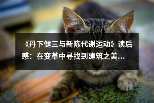 《丹下健三與新陳代謝運(yùn)動(dòng)》讀后感：在變革中尋找到建筑之美 (850字)