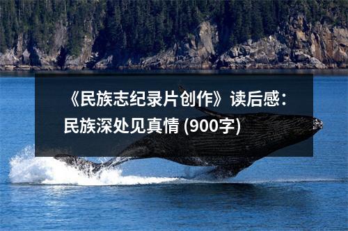 《民族志紀錄片創(chuàng)作》讀后感：民族深處見真情 (900字)