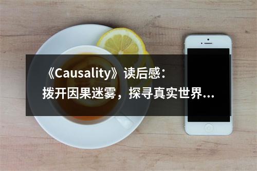 《Causality》讀后感：撥開因果迷霧，探尋真實(shí)世界 (700字)