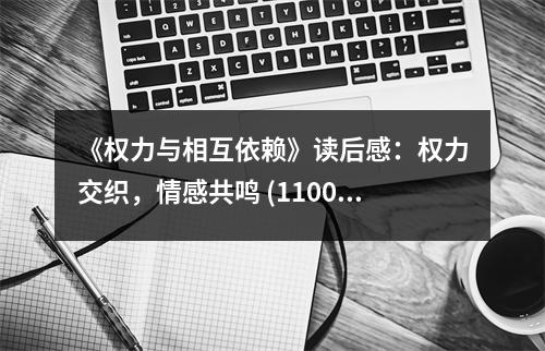 《權力與相互依賴》讀后感：權力交織，情感共鳴 (1100字)