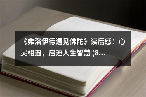 《弗洛伊德遇見佛陀》讀后感：心靈相遇，啟迪人生智慧 (850字)